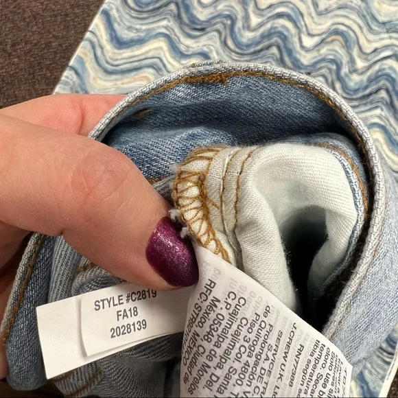 Madewell Curvy Plus The Perfect Vintage Jean in Fitzgerald Wash 34 & 36 - Picture 10 of 10